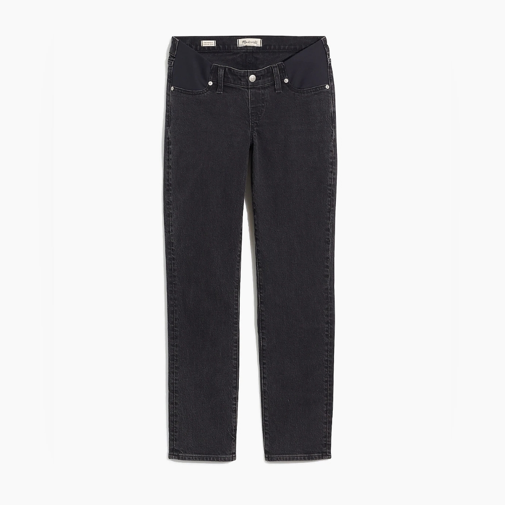 Madewell Maternity Side-Panel Perfect Vintage Jeans in Lunar Wash